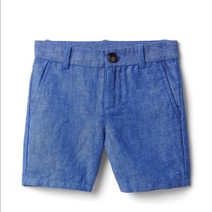 Janie and Jack CHAMBRAY LINEN SHORT